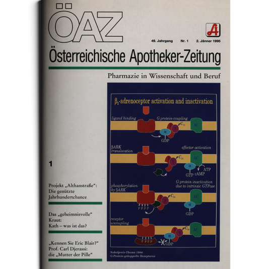 Cover der ersten Ausgabe des 49. Jahrgangs der ÖAZ im Jahr 1995.